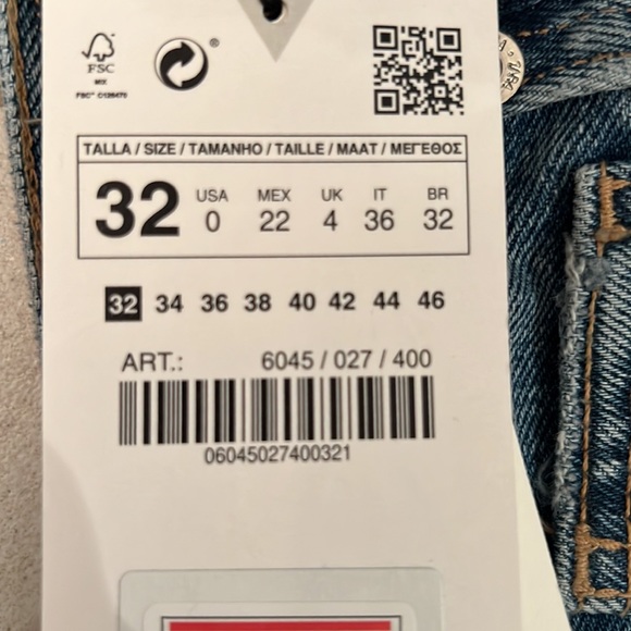 !!!!!! SOLD !!!!! ZARA - wide leg jeans - Picture 4 of 4